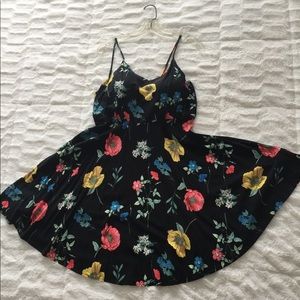 Floral & Black Sundress